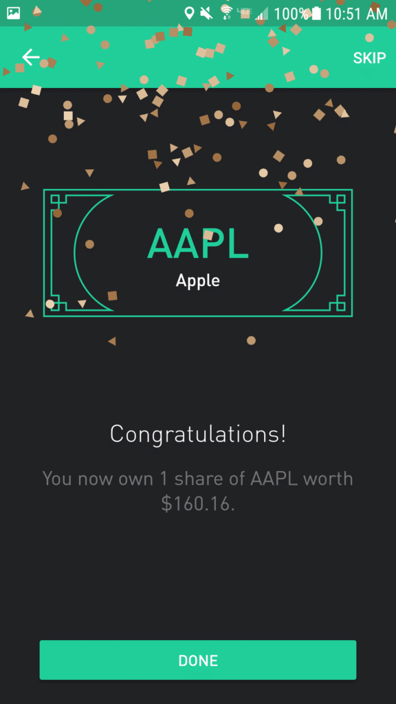 free stock from robinhood